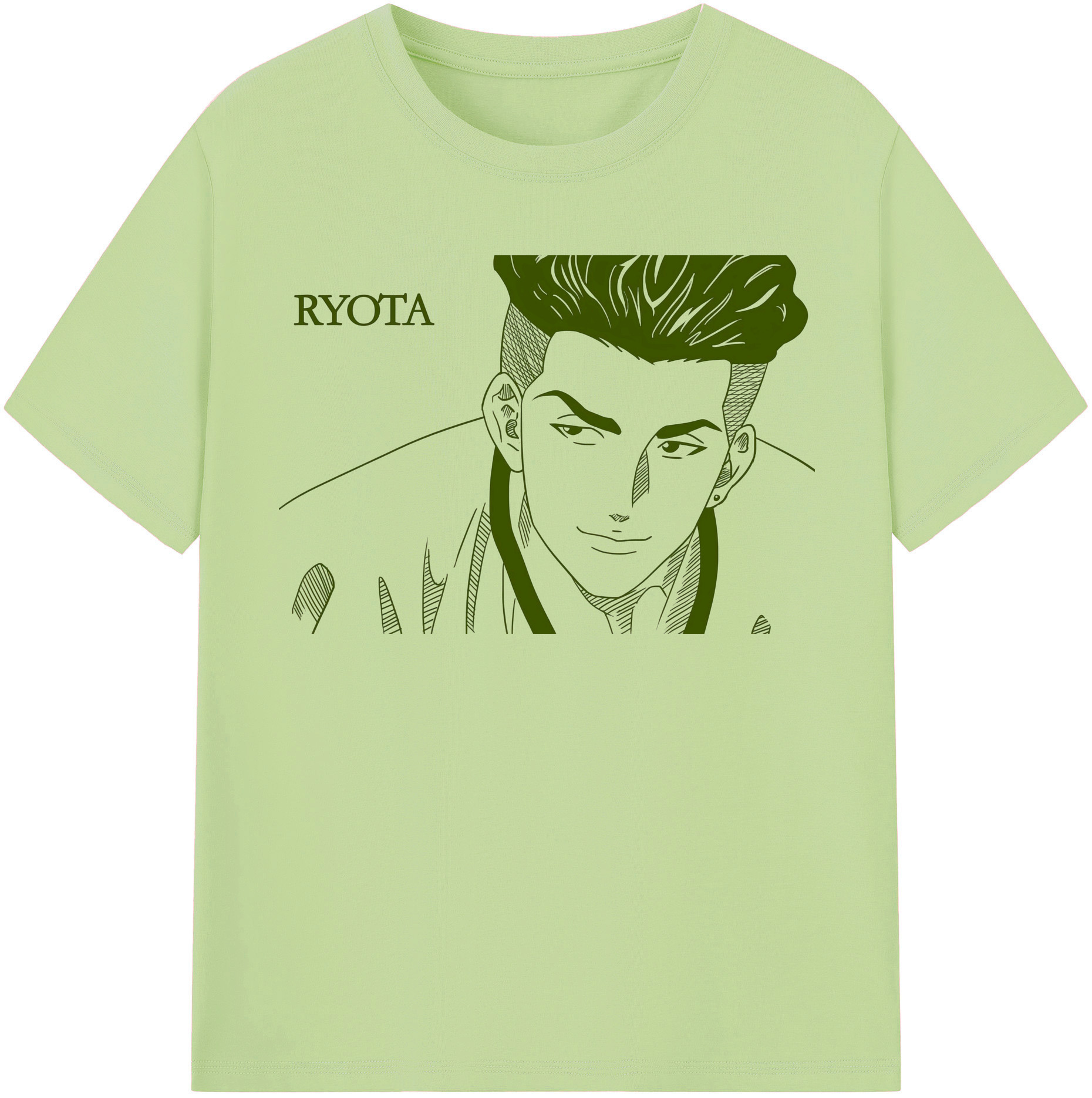 SLAM DUNK／スラムダンク 綿100％半袖Tシャツ（フロントプリント）
